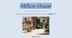 Desktop Screenshot of milton-house.co.uk